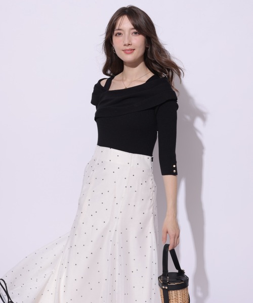 Apuweiser-riche ドッキングニットワンピース ドッキングニットワンピース アプワイザー・リッシェ Apuweiser