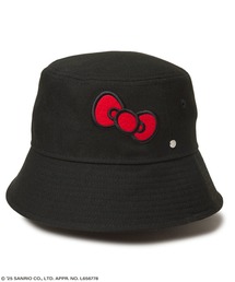 NEW ERA（ニューエラ）の「NEW ERA/ニューエラ ハット バケット01 セーラーブリム HELLO KITTY ハローキティ リボン ブラック 14348610（ハット・メンズ）」