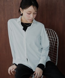 Petitjo | 小さいサイズ　とろみ生地レギュラーカラーシャツ　低身長さん・小柄女性(シャツ/ブラウス)