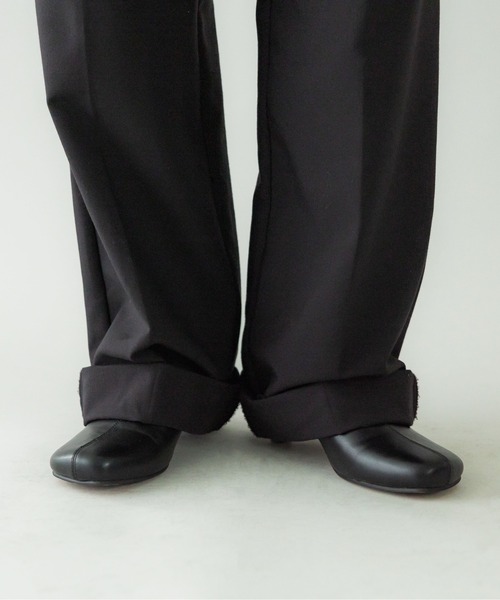 LE VERNIS（ル・ベルニ）の「LE VERNIS(ル・ベルニ)Round stretch short boots（ブーツ・レディース・カーキ/ブラック/ベージュ・23.5/23/24.5/24）」の19枚目の写真