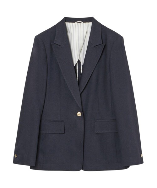 【お値下げ】ANAYI ⭐︎オックスストレッチシングルジャケット【新品タグ付き】 セール】オックスストレッチシングルジャケット〈セットアップ対応商品