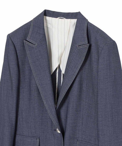セール】オックスストレッチシングルジャケット〈セットアップ対応商品