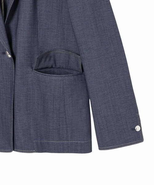 セール】オックスストレッチシングルジャケット〈セットアップ対応商品