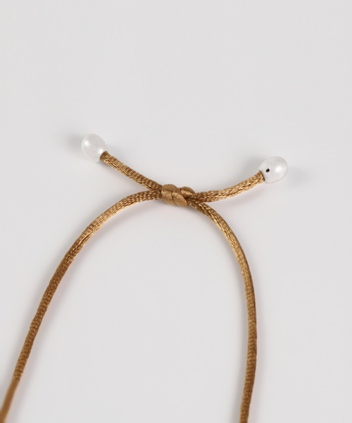 Nothing And Others(ナッシングアンドアザーズ)の「「Nothing And Others/ナッシングアンドアザーズ」Moral Drop Code Necklace(ネックレス・レディース・ブラウン/グレー・FREE)」の8枚目の写真