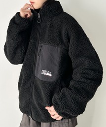 FIRST DOWN（ファーストダウン）の「FIRST DOWN(ファーストダウン)/BOA JKT ボアジャケット ボアブルゾン フリースアウター（ブルゾン・レディース）」