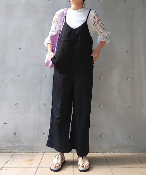 Q（キュー）の「袖レースプルオーバー（Tシャツ/カットソー・レディース・ホワイト/ライトグレー・MEDIUM）」の12枚目の写真