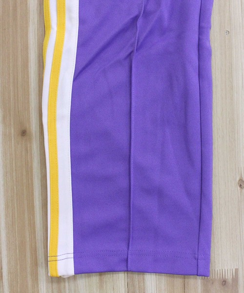 NERDY（ノルディ）の「NERDY ブロックトラックパンツ NY Block Track Pants（スウェットパンツ・メンズ・パープル・M）」の6枚目の写真