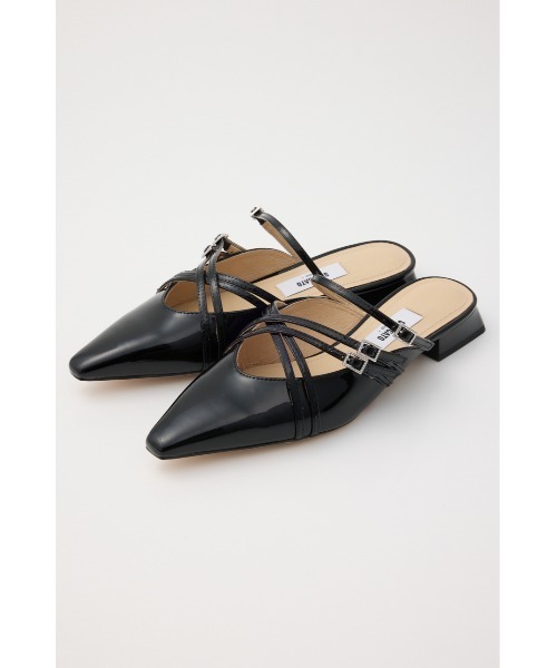 STACCATO（スタッカート）の「ソフティクロスフベルトラット（パンプス・レディース・シルバー/ライトブラック・23cm/23.5cm/24cm/24.5cm/22.5cm）」の2枚目の写真