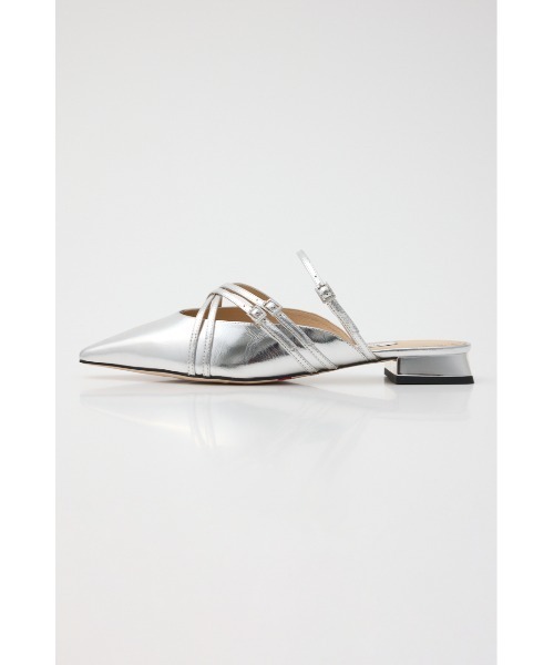 STACCATO（スタッカート）の「ソフティクロスフベルトラット（パンプス・レディース・シルバー/ライトブラック・23cm/23.5cm/24cm/24.5cm/22.5cm）」の3枚目の写真