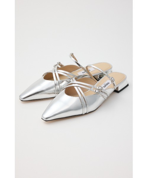 STACCATO（スタッカート）の「ソフティクロスフベルトラット（パンプス・レディース・シルバー/ライトブラック・23cm/23.5cm/24cm/24.5cm/22.5cm）」の4枚目の写真