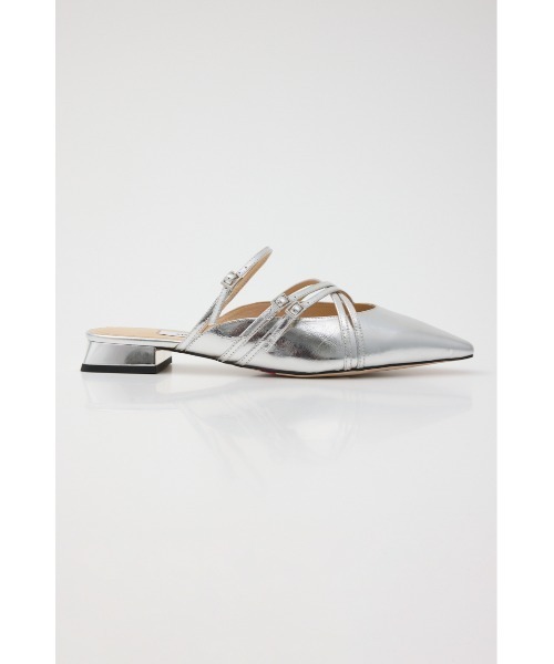 STACCATO（スタッカート）の「ソフティクロスフベルトラット（パンプス・レディース・シルバー/ライトブラック・23cm/23.5cm/24cm/24.5cm/22.5cm）」の5枚目の写真