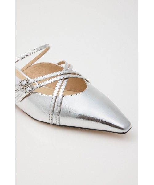 STACCATO（スタッカート）の「ソフティクロスフベルトラット（パンプス・レディース・シルバー/ライトブラック・23cm/23.5cm/24cm/24.5cm/22.5cm）」の8枚目の写真