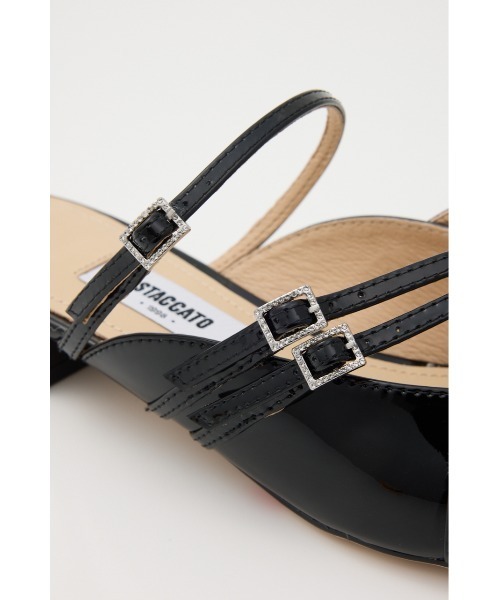 STACCATO（スタッカート）の「ソフティクロスフベルトラット（パンプス・レディース・シルバー/ライトブラック・23cm/23.5cm/24cm/24.5cm/22.5cm）」の21枚目の写真