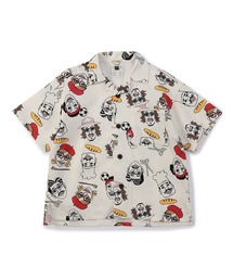 F.O.KIDS | F.O.KIDS/エフオーキッズ 総柄オープンカラーシャツ 4色展開(シャツ/ブラウス)
