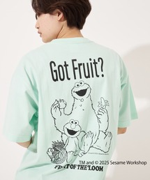 SESAME STREET×FTL Illust T-Shirt E / コラボ / セサミストリート / 半袖 / バック / キャラクター / イラスト / プリント / ワンポイント / ロゴ / ユニセックス