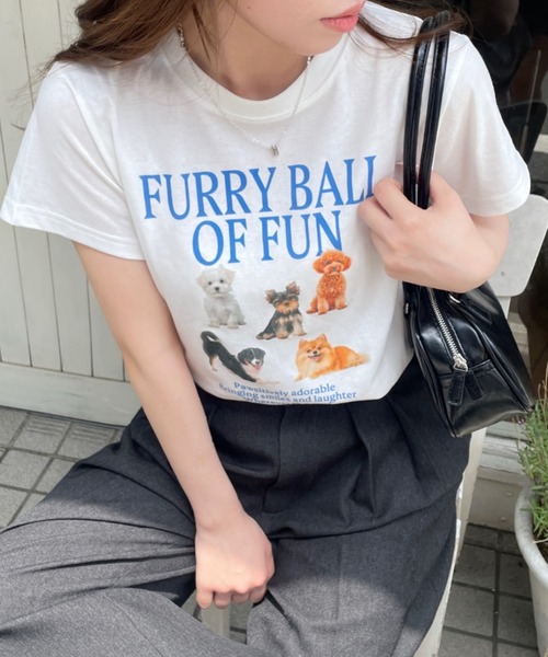 WEGO（ウィゴー）の「WEGO/【WEB限定】グラフィックTシャツ（Tシャツ/カットソー・レディース・その他2/その他1/その他6/その他7/その他4/その他5/その他3・MEDIUM/SMALL）」の2枚目の写真