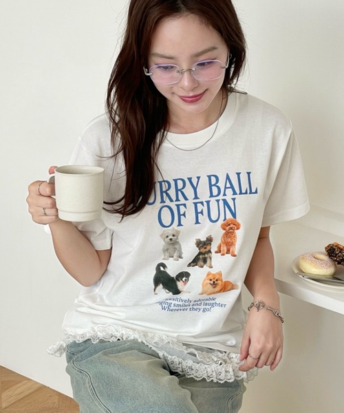 25春夏★ダブルクォーテーションTシャツ【各色】 セール】WEGO/【25年春夏新作☆WEB限定】グラフィックTシャツ（T