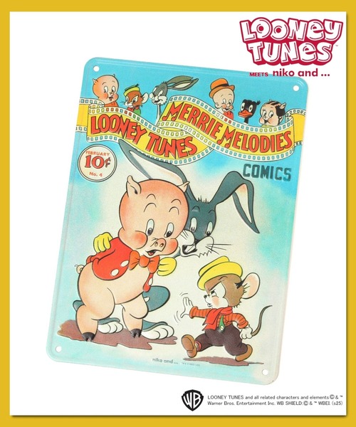 セール】【LOONEY TUNES】コラボ サインボード（インテリア雑貨