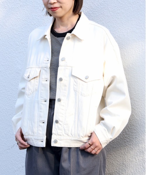 SOMETHING（サムシング）の「【SOMETHING】「WEB限定」デニムジャケット（デニムジャケット・レディース・キナリ・フリー）」の13枚目の写真