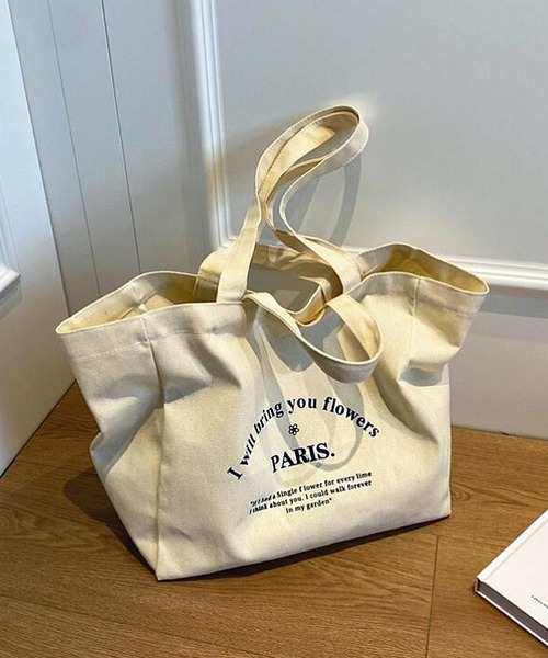 セール】urbanfemine./A4サイズ収納 キャンバストートバッグ U7436