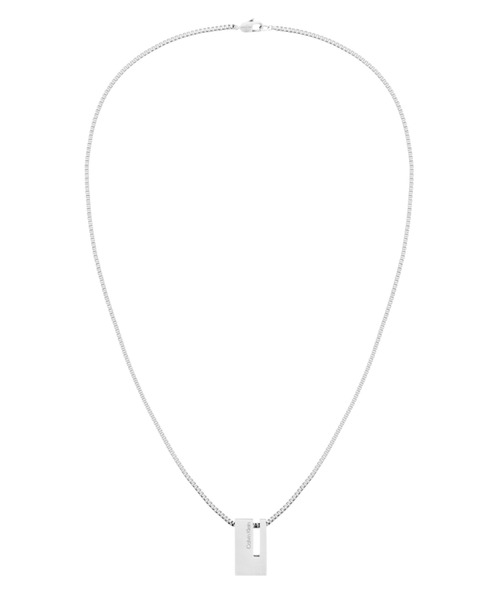 Calvin Klein（カルバン・クライン）の「【Calvin Klein】 カルバンクライン EXPOSED ネックレス ユニセックス（ネックレス・メンズ・シルバー・FREE）」の2枚目の写真
