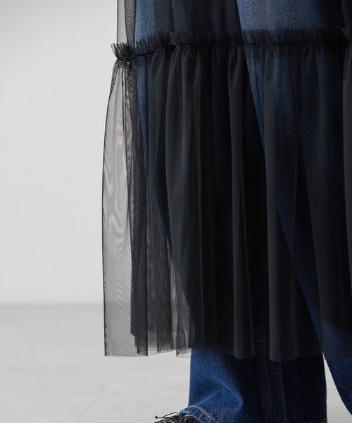 AMERICAN HOLIC（アメリカンホリック）の「チュールキャミワンピース（ワンピース・レディース・レオパード/ブラック・FREE）」の15枚目の写真