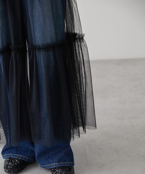 AMERICAN HOLIC（アメリカンホリック）の「チュールキャミワンピース（ワンピース・レディース・レオパード/ブラック・FREE）」の16枚目の写真