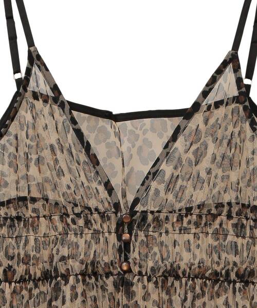 AMERICAN HOLIC（アメリカンホリック）の「チュールキャミワンピース（ワンピース・レディース・レオパード/ブラック・FREE）」の20枚目の写真