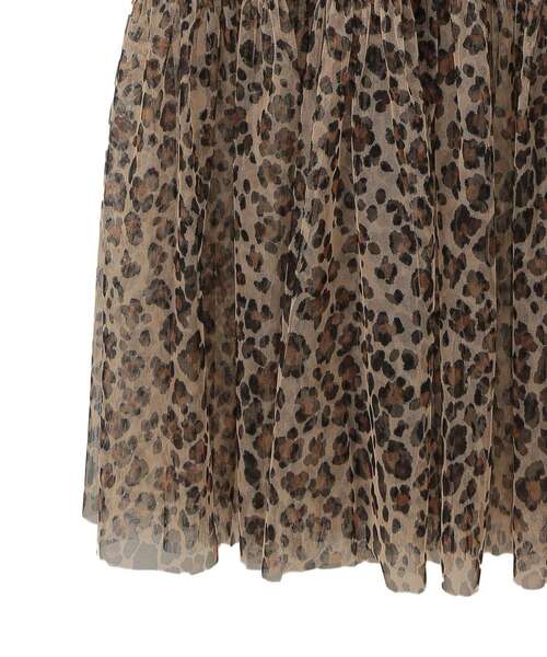 AMERICAN HOLIC（アメリカンホリック）の「チュールキャミワンピース（ワンピース・レディース・レオパード/ブラック・FREE）」の22枚目の写真