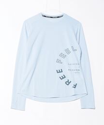 ティゴラ TIGORA ランニング レディース長袖Tシャツ サイドロゴグラフィック