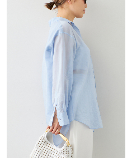 Deuxieme Classe】Sheer ストライプ シャツ PREORDER｜Lily