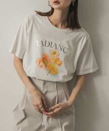 tシャツ 「ZOZO限定」バイカラーリボンカットトップス レディース Loueme tシャツ リボン刺繍レーストリムトップス レディース