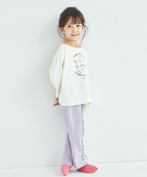 pairmanon(ペアマノン)の「ストレッチ素材 メロー フレアパンツ(その他パンツ・キッズ・ブラック/グリーン系その他/ドット/ベージュ/ピンク/イエロー系その他/ラベンダー・120/130/110/140/150/90/100)」の15枚目の写真