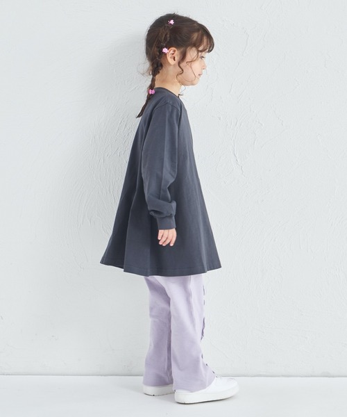 pairmanon(ペアマノン)の「ストレッチ素材 メロー フレアパンツ(その他パンツ・キッズ・ブラック/グリーン系その他/ドット/ベージュ/ピンク/イエロー系その他/ラベンダー・120/130/110/140/150/90/100)」の16枚目の写真