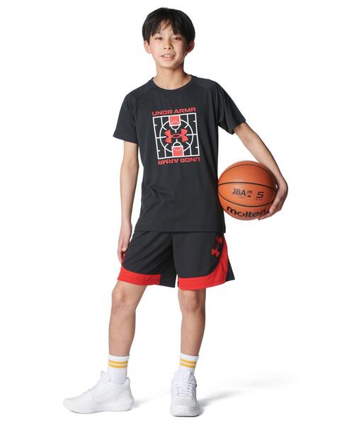 UNDER ARMOUR（アンダーアーマー）の「UAゾーン ショーツ（バスケットボール/キッズ）（その他パンツ・キッズ・ブラック・130cm/160cm/150cm/140cm）」の3枚目の写真
