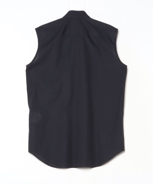 JOHN LAWRENCE SULLIVAN（ジョンローレンスサリバン）の「POPLIN SLEEVELESS SHIRT（シャツ/ブラウス・メンズ・ホワイト/ホワイト系その他/ブラック・44/46）」の4枚目の写真