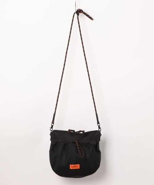 UNIVERSAL OVERALL（ユニバーサルオーバーオール）の「【UNIVERSAL OVERALL】UO フロントメッシュザイルショルダー UVO-195（ショルダーバッグ・レディース・ブラック/ベージュ/ブルー/ライトグレー/モカ/オレンジ・FREE）」の2枚目の写真