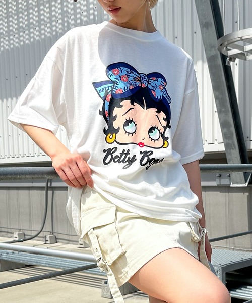 セール】ベティープリントビッグTシャツ（Tシャツ/カットソー