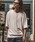 CAMBIOiJrIj́umt9657-Border Dobby Jacquard Henley Neck Cut sew TVciTVc/Jbg\[jvbzCg