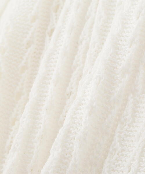 FREE'S MART（フリーズマート）の「◆透かし編みリボンボレロ（カーディガン/ボレロ・レディース・ブラック/ホワイト/レッド/ライトグリーン・FREE）」の19枚目の写真