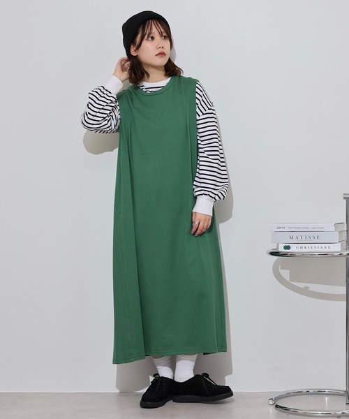 YUASA6 original on air times コットン ノースリーブ