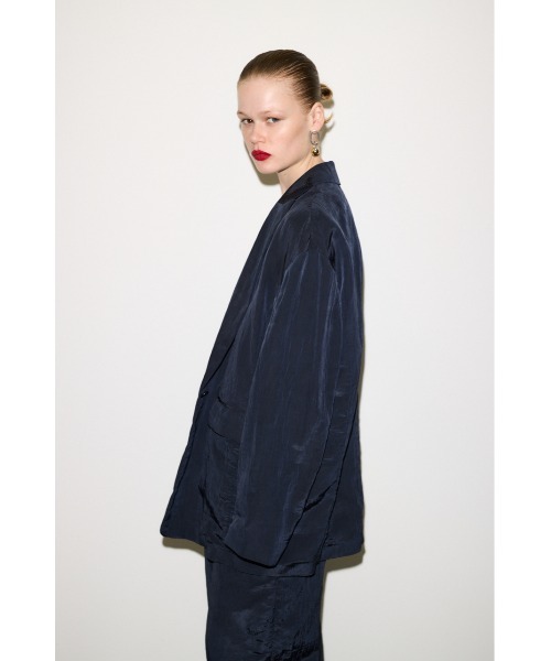 THROW by SLY(スローバイスライ)の「THROW WRINKLE FINISH TAILOR JK リンクル フィニッシュ テイラージャケット(テーラードジャケット・レディース・ライトブラック/キナリ・FREE)」の16枚目の写真