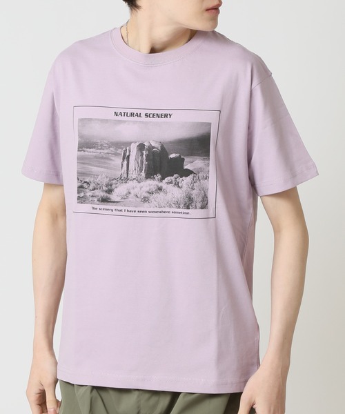 ARCADE(アーケード)の「グラフィック フォトプリント半袖Tシャツ PRIMAL POINT(Tシャツ/カットソー・メンズ・ブラック系1/ブラック系3/パープル系1/ホワイト系1/ホワイト系2/グレー系2/グレー系3/ホワイト系3/ブラック系2・M/L/LL)」の9枚目の写真