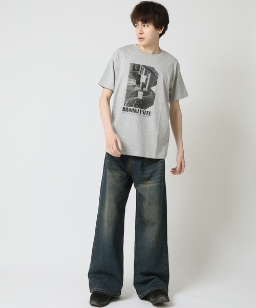ARCADE(アーケード)の「グラフィック フォトプリント半袖Tシャツ PRIMAL POINT(Tシャツ/カットソー・メンズ・ブラック系1/ブラック系3/パープル系1/ホワイト系1/ホワイト系2/グレー系2/グレー系3/ホワイト系3/ブラック系2・M/L/LL)」の11枚目の写真