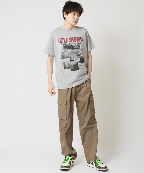 ARCADE(アーケード)の「グラフィック フォトプリント半袖Tシャツ PRIMAL POINT(Tシャツ/カットソー・メンズ・ブラック系1/ブラック系3/パープル系1/ホワイト系1/ホワイト系2/グレー系2/グレー系3/ホワイト系3/ブラック系2・M/L/LL)」の12枚目の写真