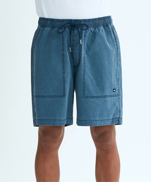 Quiksilver（クイックシルバー）の「TAXER FATIGUE /クイックシルバーウエストゴムショートパンツ（その他パンツ・メンズ・グリーン/ブラック・MEDIUM/LARGE/X-LARGE/SMALL）」の2枚目の写真