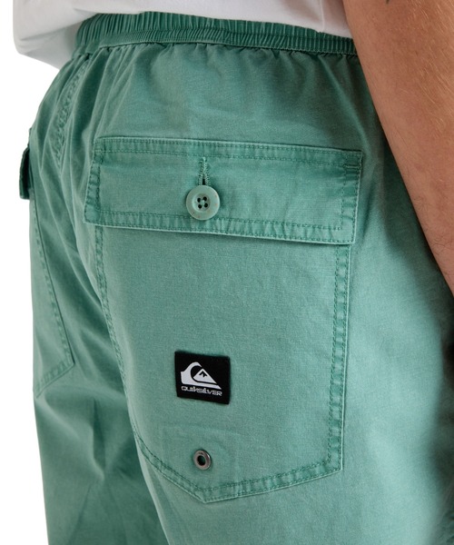 Quiksilver（クイックシルバー）の「TAXER FATIGUE /クイックシルバーウエストゴムショートパンツ（その他パンツ・メンズ・グリーン/ブラック・MEDIUM/LARGE/X-LARGE/SMALL）」の13枚目の写真