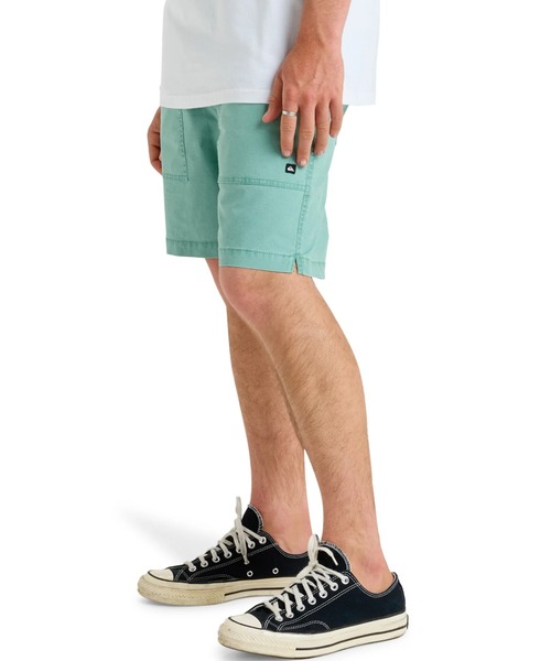 Quiksilver（クイックシルバー）の「TAXER FATIGUE /クイックシルバーウエストゴムショートパンツ（その他パンツ・メンズ・グリーン/ブラック・MEDIUM/LARGE/X-LARGE/SMALL）」の11枚目の写真