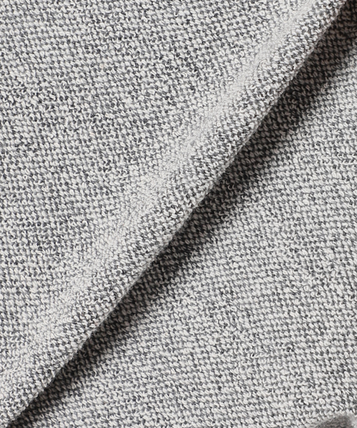 B.C STOCK(ベーセーストック)の「《追加》手洗い可 / ラメサガラ刺繍7分袖プルオーバー(スウェット・レディース・ピンク/チャコールグレー/ホワイト・FREE)」の4枚目の写真