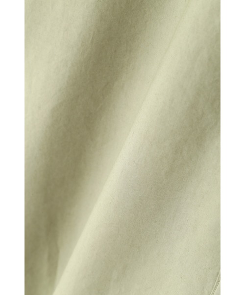 MHL.（エムエイチエル）の「COTTON RAMIE POPLIN（シャツ/ブラウス・レディース・ブルー系その他2/カーキ/ホワイト/グリーン系その他・1/2）」の11枚目の写真